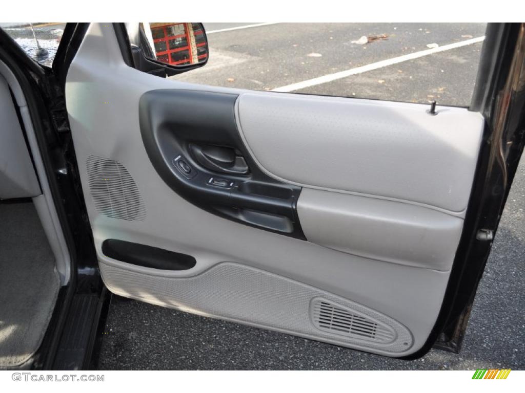 1999 Ford Ranger XLT Extended Cab Dark Graphite Door Panel Photo #38849496