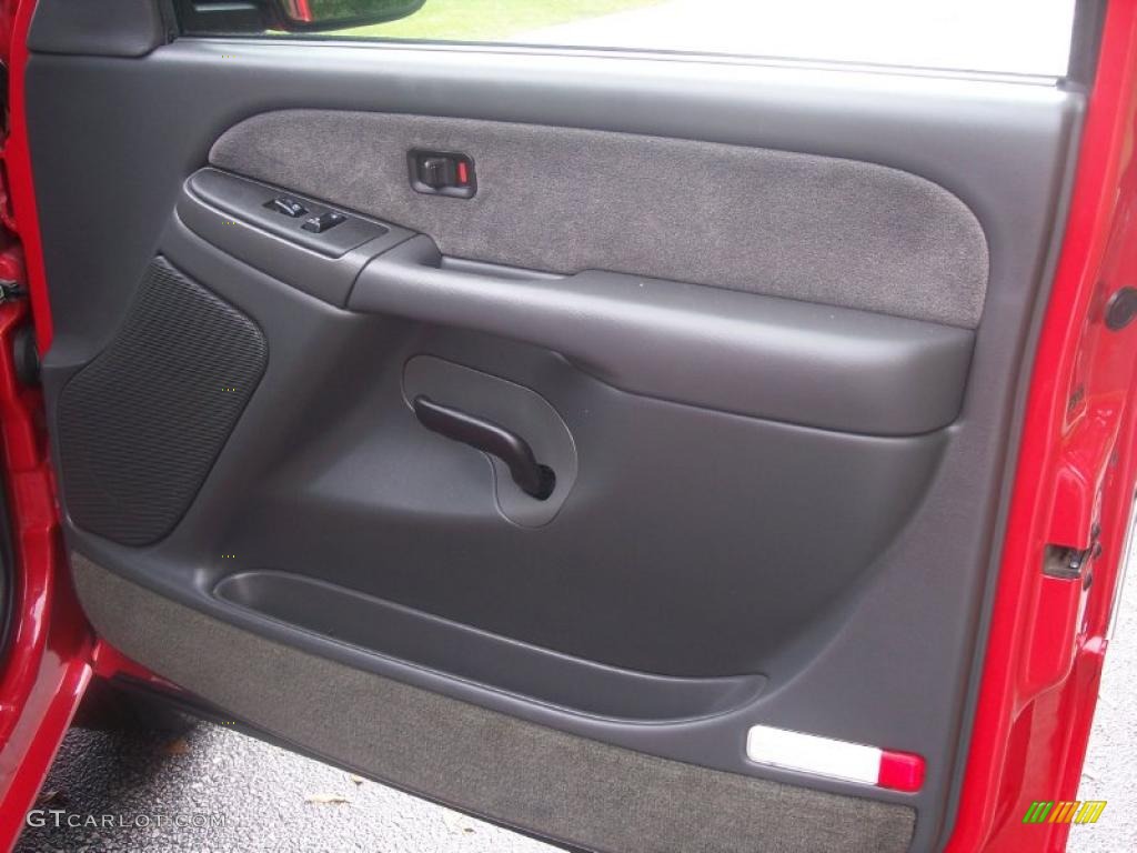 2003 Chevrolet Silverado 1500 LS Regular Cab 4x4 Dark Charcoal Door Panel Photo #38850188