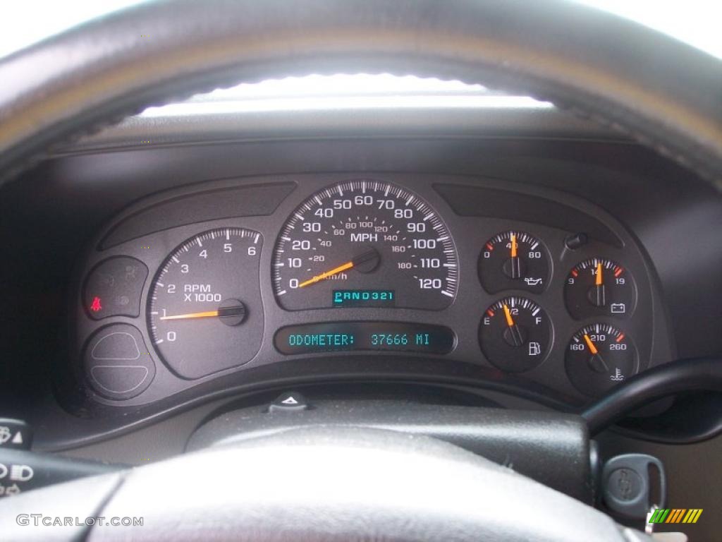 2003 Chevrolet Silverado 1500 LS Regular Cab 4x4 Gauges Photo #38850284