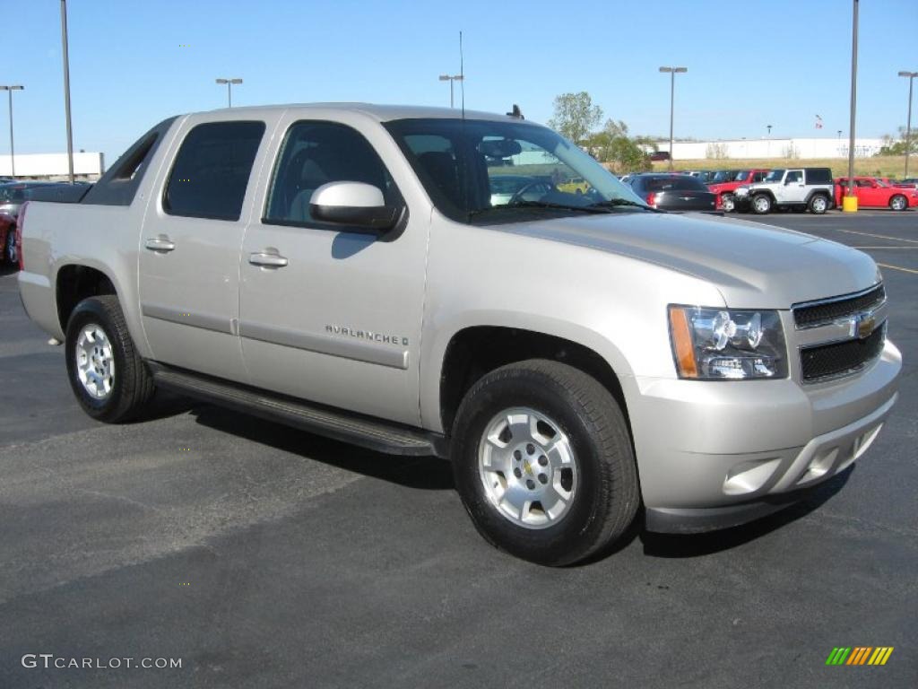 Silver Birch Metallic 2009 Chevrolet Avalanche LT 4x4 Exterior Photo #38850472