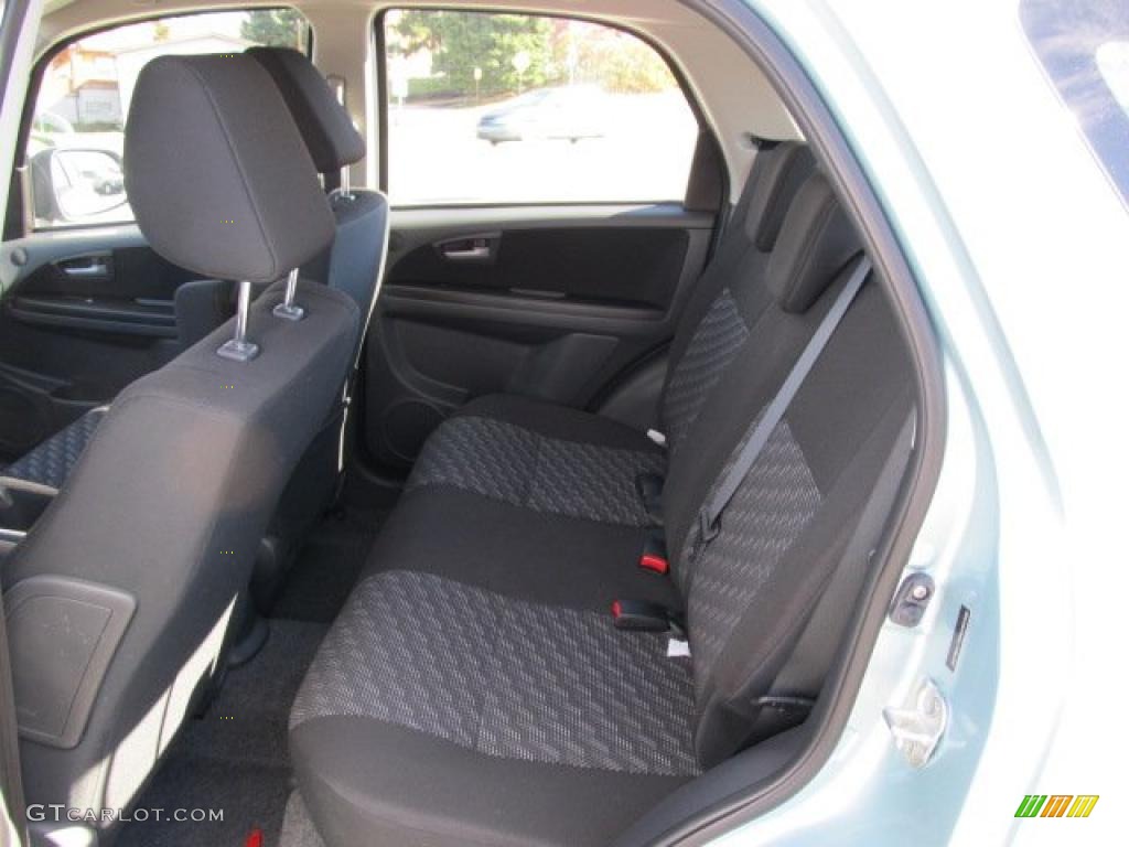 Black Interior 2009 Suzuki SX4 Crossover Touring AWD Photo #38851244
