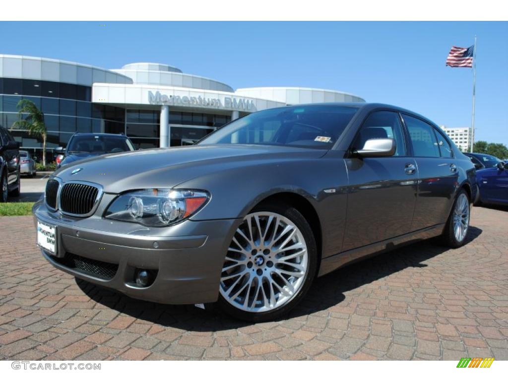 2007 7 Series 750Li Sedan - Sterling Grey Metallic / Black photo #1