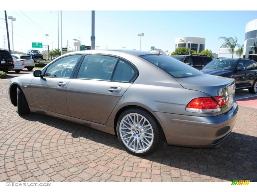 2007 7 Series 750Li Sedan - Sterling Grey Metallic / Black photo #3