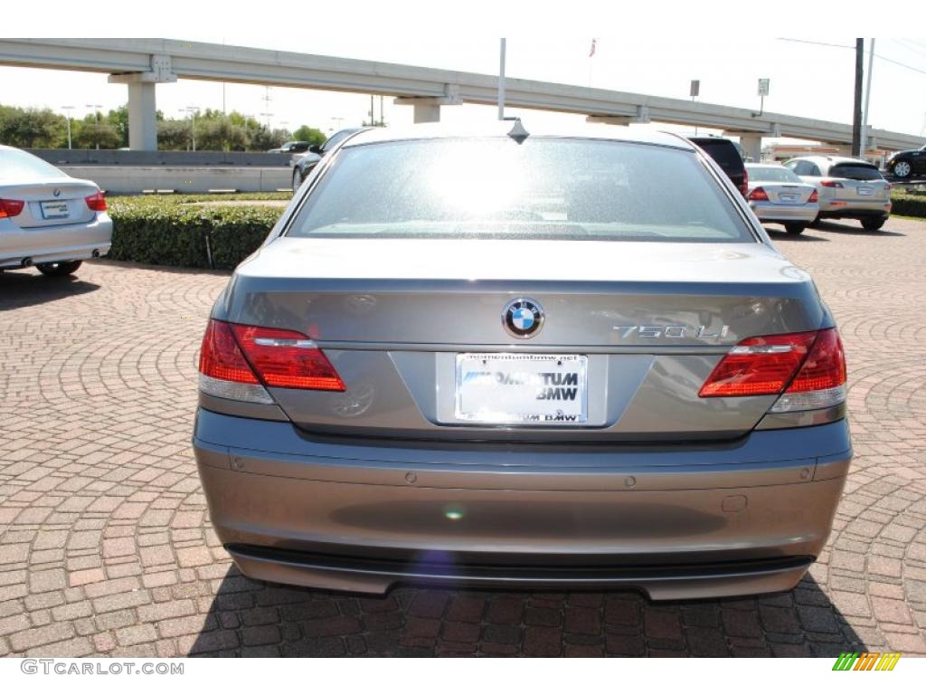 2007 7 Series 750Li Sedan - Sterling Grey Metallic / Black photo #4