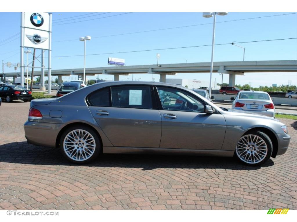 2007 7 Series 750Li Sedan - Sterling Grey Metallic / Black photo #6