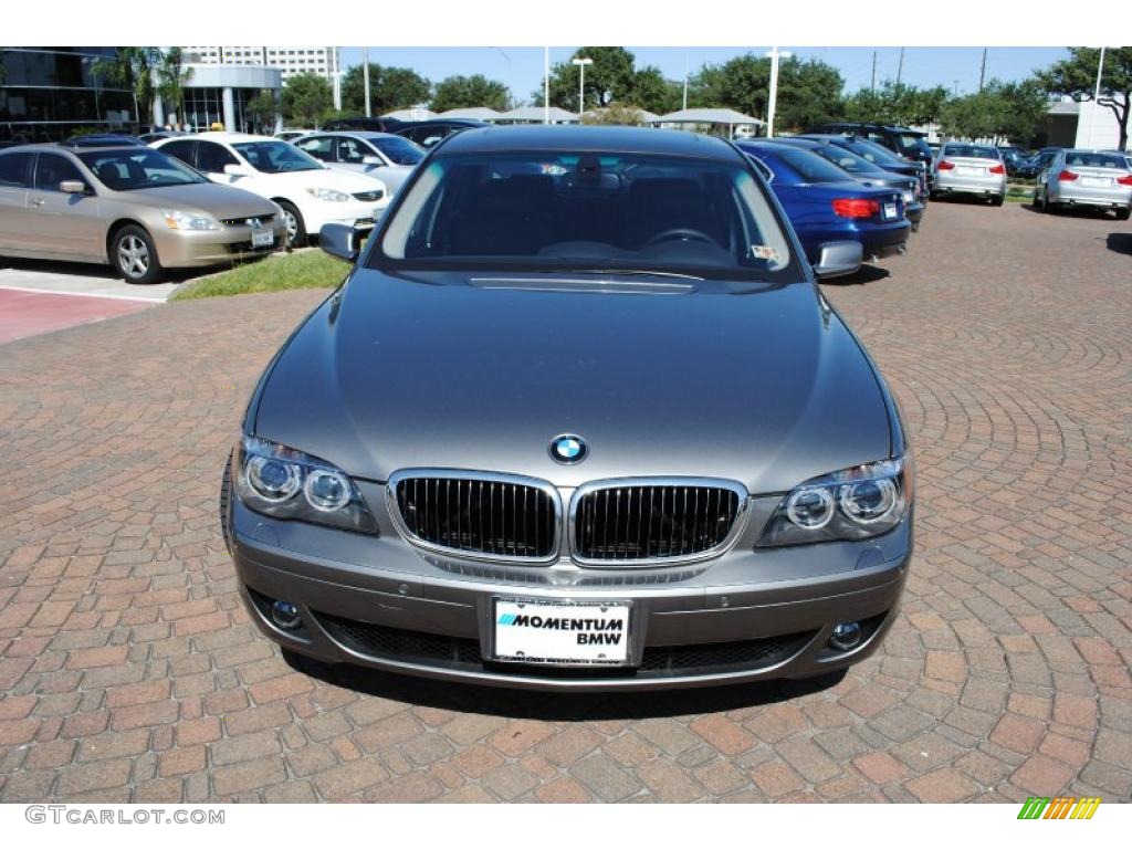2007 7 Series 750Li Sedan - Sterling Grey Metallic / Black photo #8