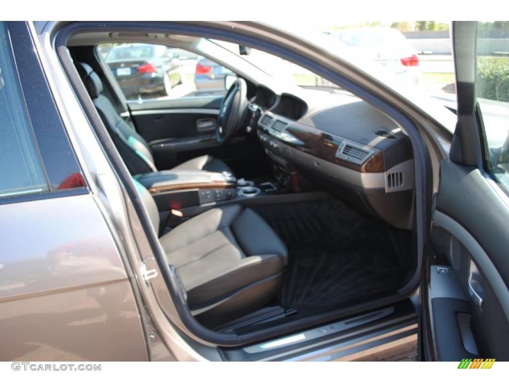 2007 7 Series 750Li Sedan - Sterling Grey Metallic / Black photo #9