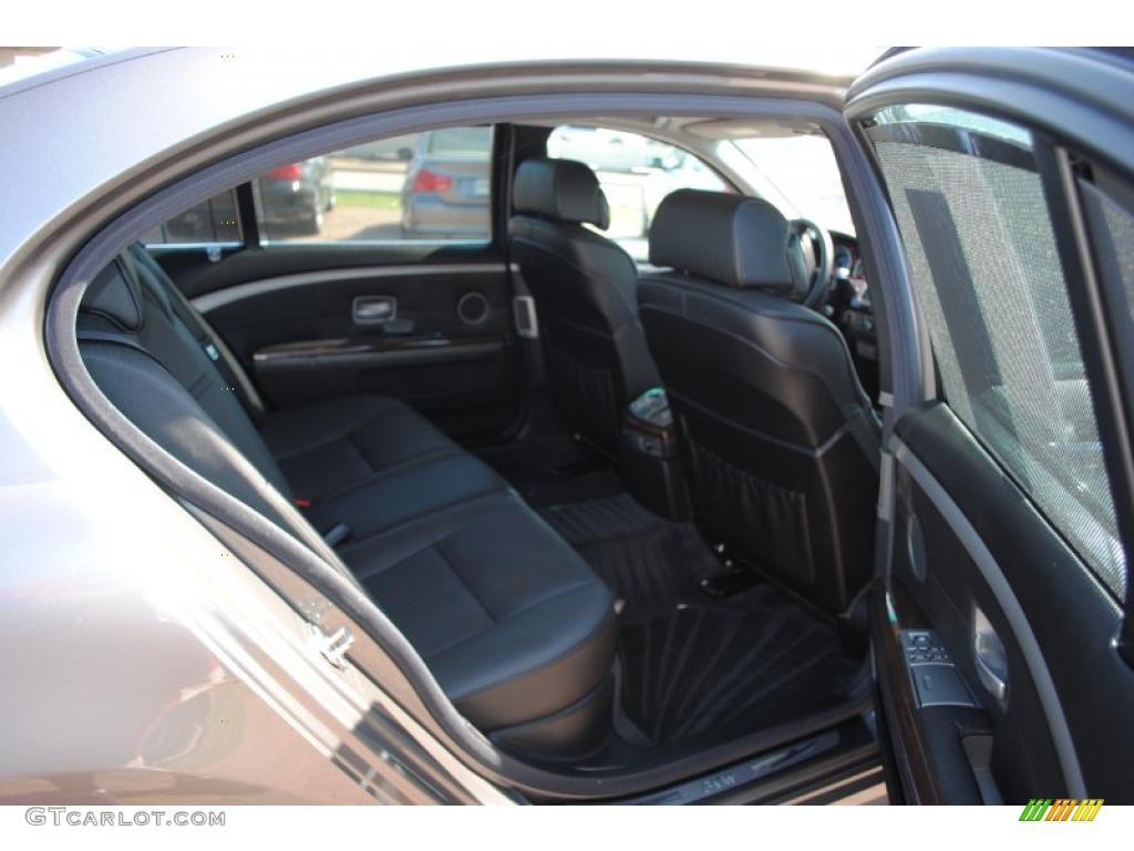 2007 7 Series 750Li Sedan - Sterling Grey Metallic / Black photo #10