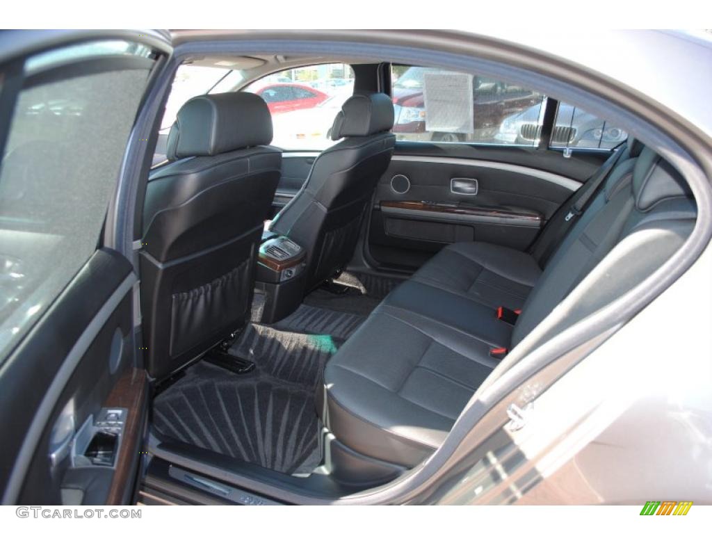 2007 7 Series 750Li Sedan - Sterling Grey Metallic / Black photo #12