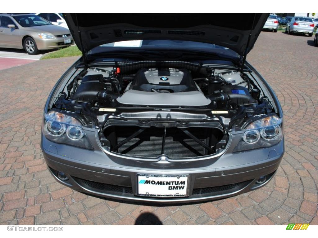 2007 7 Series 750Li Sedan - Sterling Grey Metallic / Black photo #19