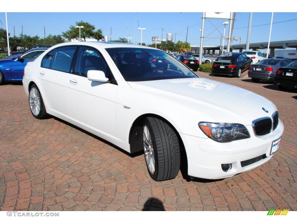 Alpine White 2008 BMW 7 Series 750Li Sedan Exterior Photo #38853768