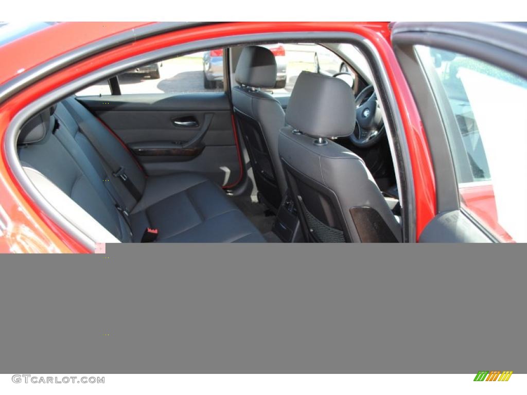 2008 3 Series 328i Sedan - Crimson Red / Black photo #10