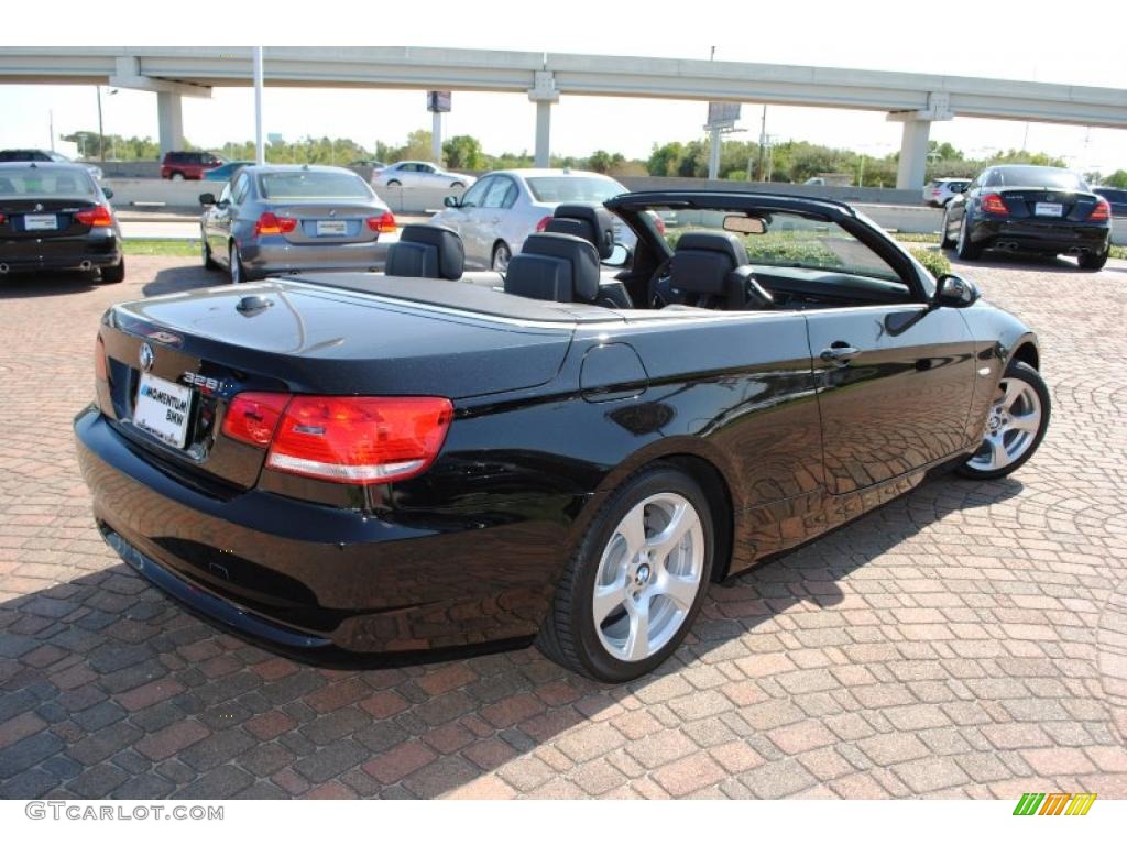 2009 3 Series 328i Convertible - Jet Black / Black photo #5