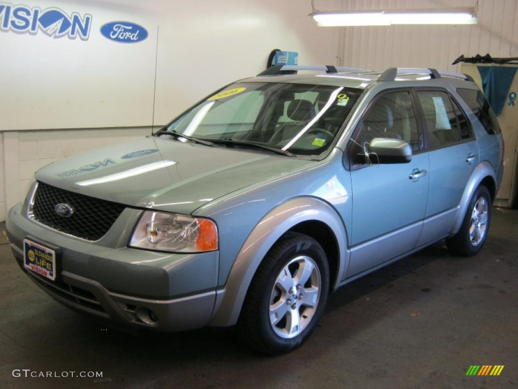 2006 Freestyle SEL AWD - Titanium Green Metallic / Pebble Beige photo #1