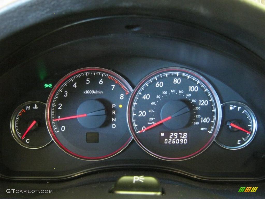 2009 Subaru Legacy 2.5i Limited Sedan Gauges Photo #38857340