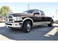 2011 Rugged Brown Pearl Dodge Ram 3500 HD Laramie Crew Cab Dually  photo #10