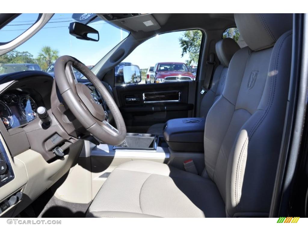 2011 Ram 3500 HD Laramie Crew Cab Dually - Rugged Brown Pearl / Light Pebble Beige/Bark Brown photo #15
