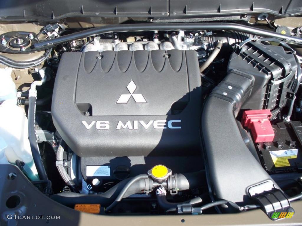 2010 Mitsubishi Outlander XLS 4WD 3.0 Liter DOHC 24-Valve MIVEC V6 Engine Photo #38859464