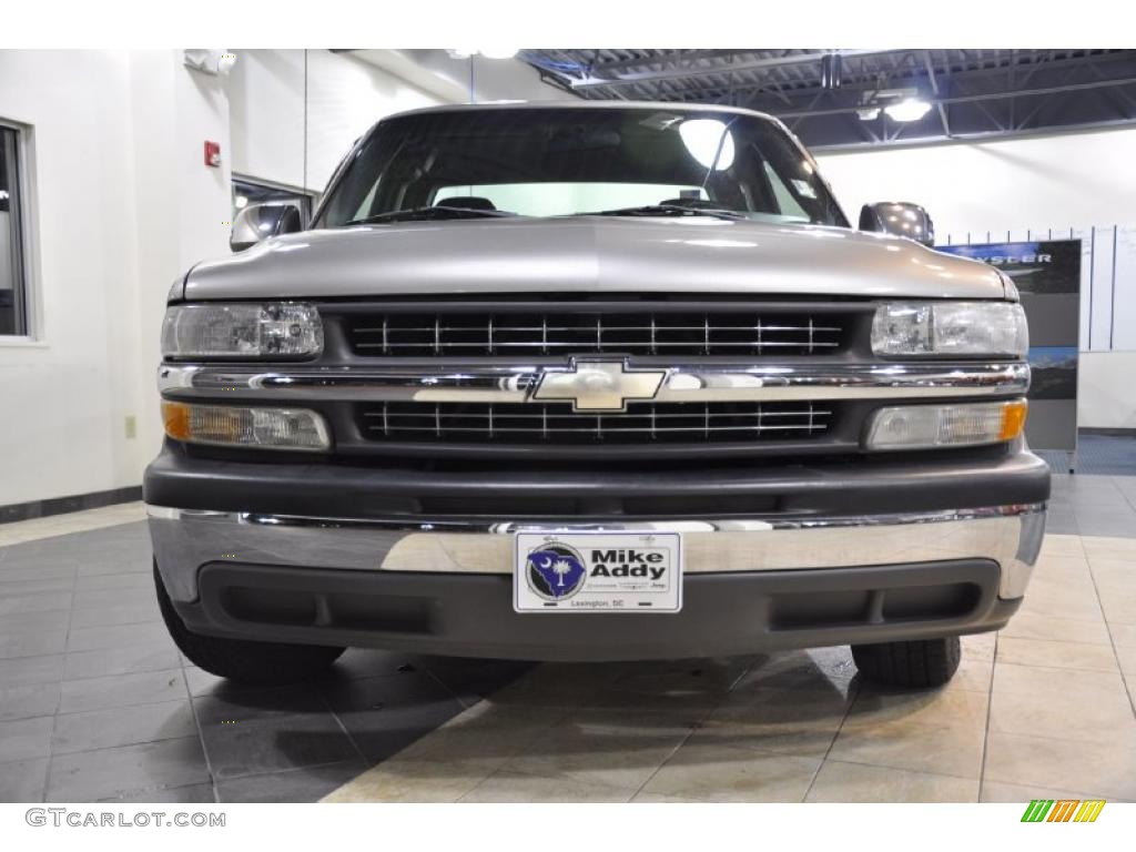 2002 Silverado 1500 Extended Cab - Light Pewter Metallic / Graphite Gray photo #3