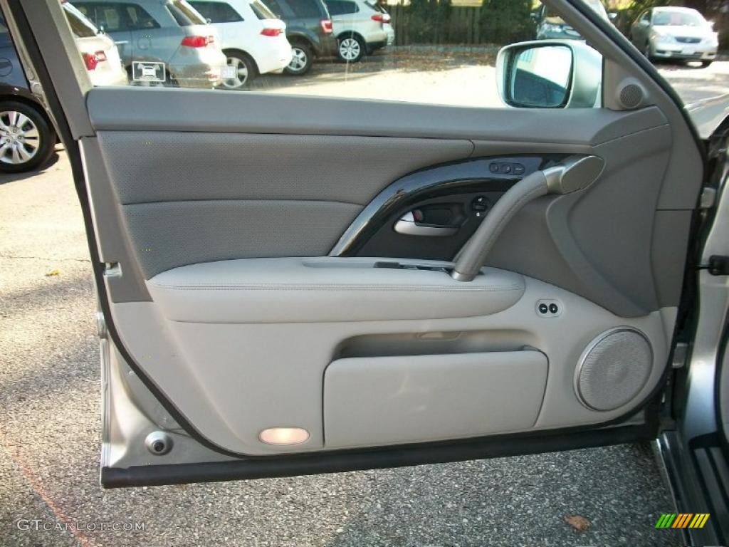 2009 Acura RL 3.7 AWD Sedan Taupe Door Panel Photo #38862804