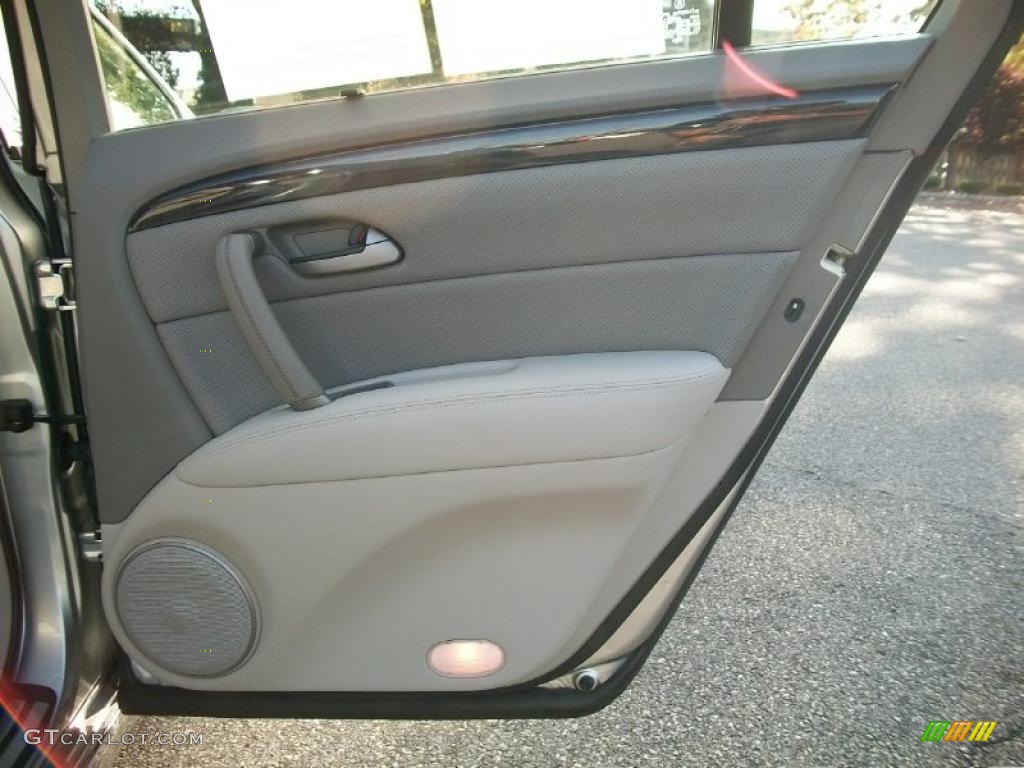 2009 Acura RL 3.7 AWD Sedan Taupe Door Panel Photo #38863028