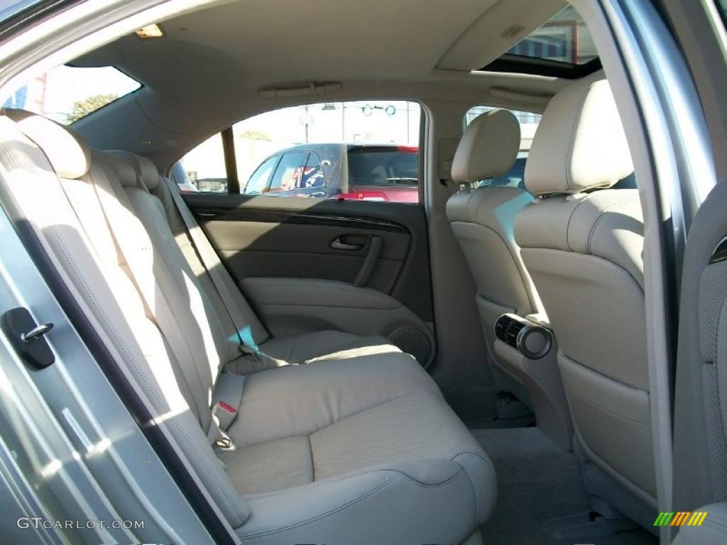 Taupe Interior 2009 Acura RL 3.7 AWD Sedan Photo #38863048