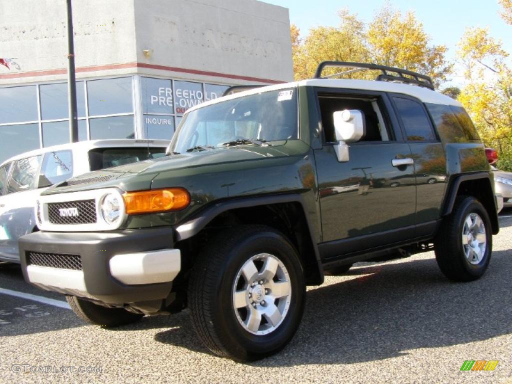 Army Green 2010 Toyota FJ Cruiser 4WD Exterior Photo #38863264