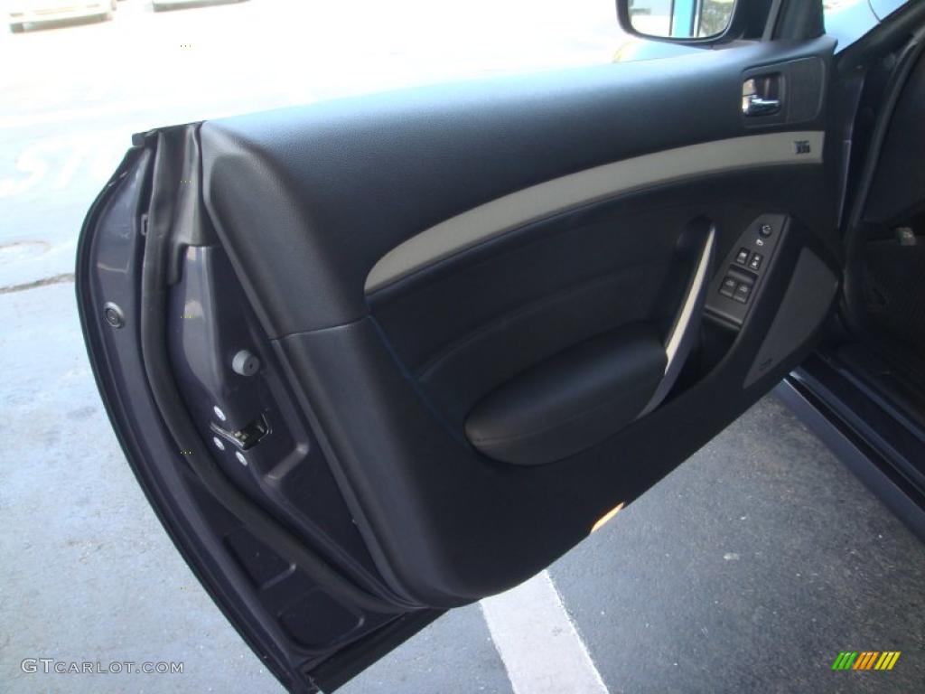 2008 Infiniti G 37 Journey Coupe Graphite Door Panel Photo #38863372