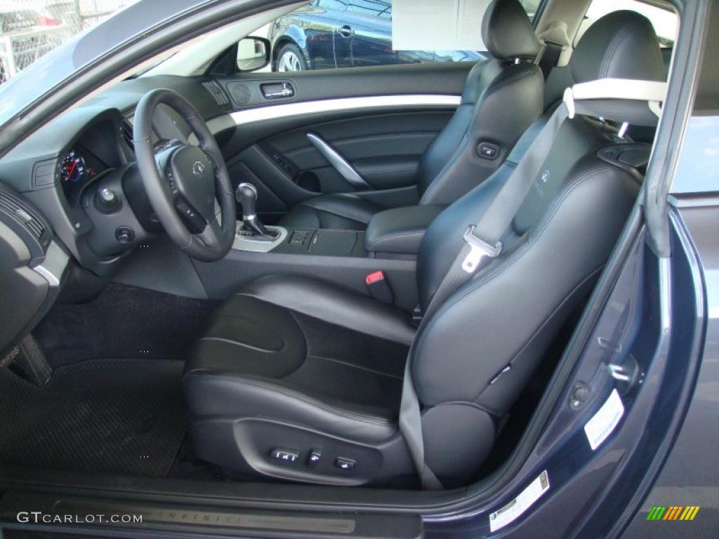 Graphite Interior 2008 Infiniti G 37 Journey Coupe Photo #38863384