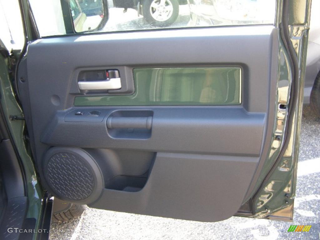2010 Toyota FJ Cruiser 4WD Dark Charcoal Door Panel Photo #38863480