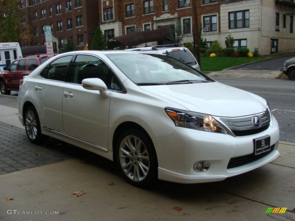 Starfire White Pearl 2010 Lexus HS 250h Hybrid Premium Exterior Photo #38863824