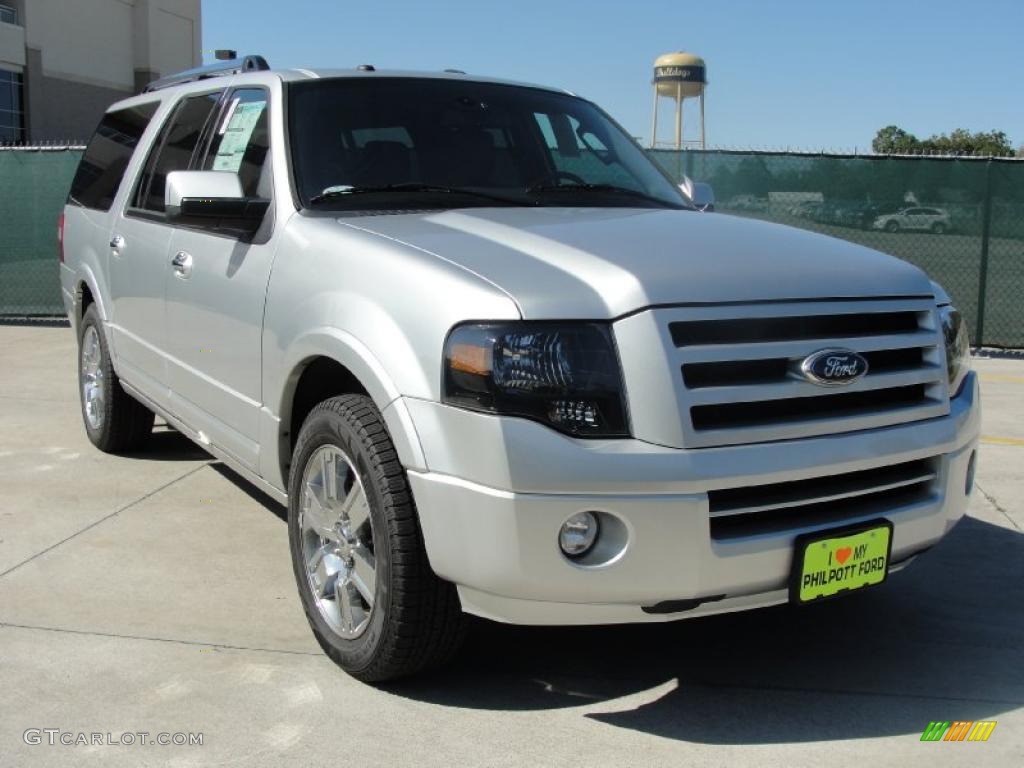 2010 Expedition EL Limited - Ingot Silver Metallic / Charcoal Black photo #1
