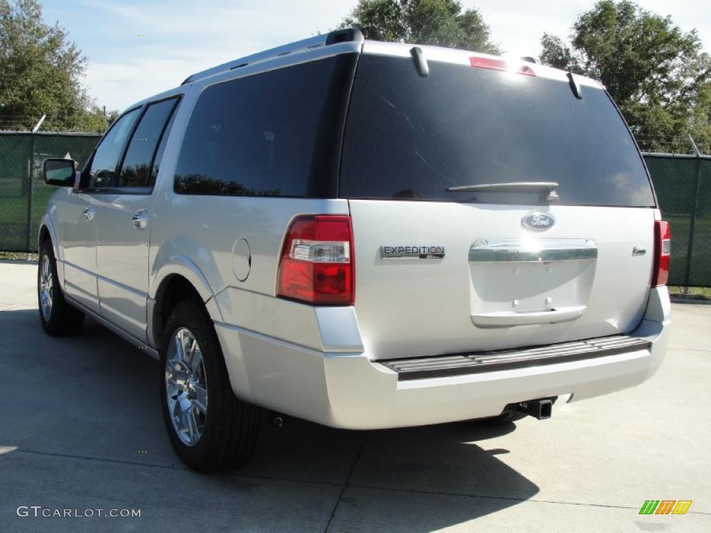 2010 Expedition EL Limited - Ingot Silver Metallic / Charcoal Black photo #5
