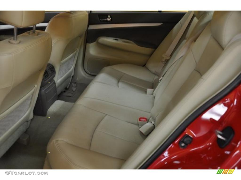 Wheat Interior 2009 Infiniti G 37 x Sedan Photo #38866452