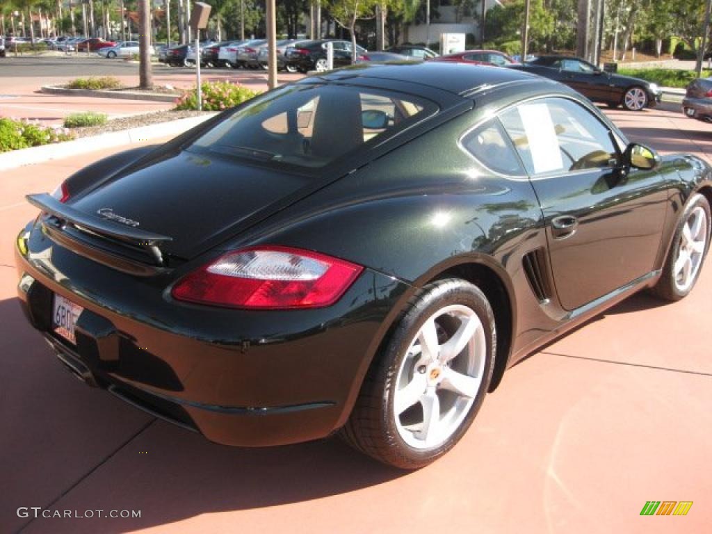 Dark Olive Metallic 2008 Porsche Cayman Standard Cayman Model Exterior Photo #38867316