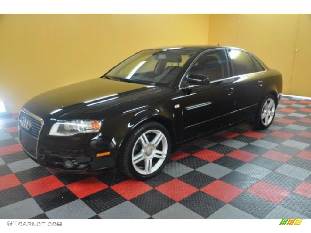 2005 A4 2.0T quattro Sedan - Brilliant Black / Ebony photo #2