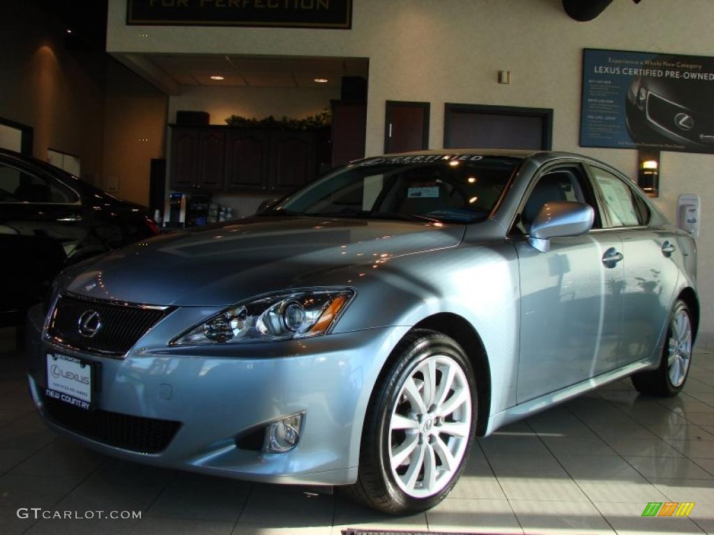 2008 IS 250 AWD - Breakwater Blue Metallic / Sterling Gray photo #1