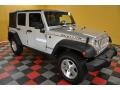 2008 Bright Silver Metallic Jeep Wrangler Unlimited Rubicon 4x4  photo #1