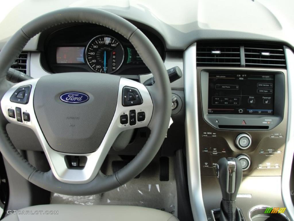2011 Ford Edge SEL Medium Light Stone Dashboard Photo #38868616