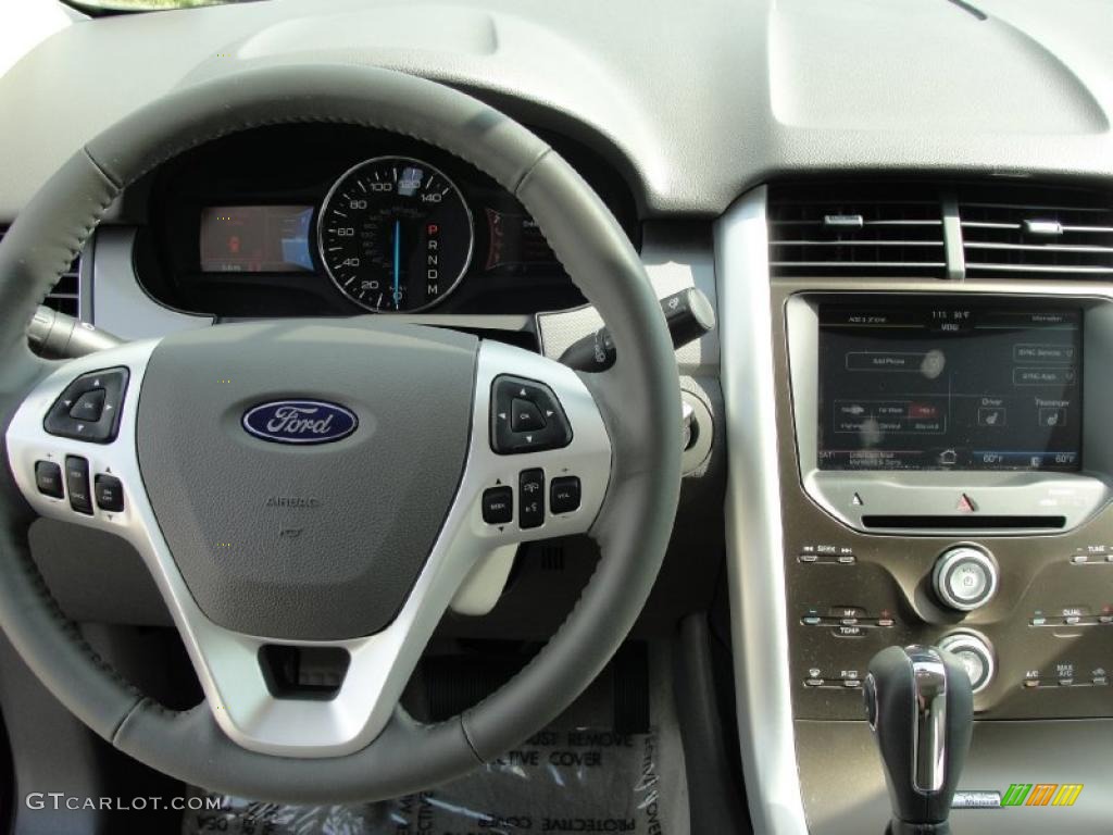 2011 Ford Edge SEL Medium Light Stone Dashboard Photo #38869152