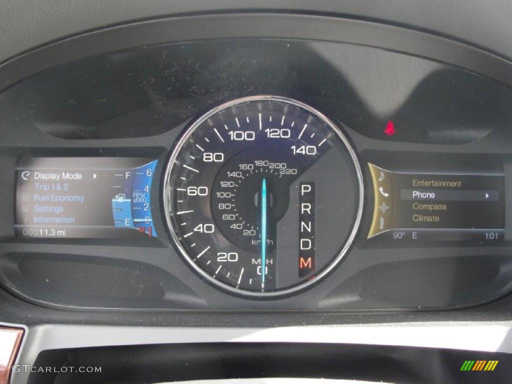 2011 Ford Edge Limited Gauges Photo #38870384