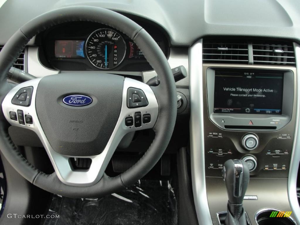 2011 Ford Edge SEL Charcoal Black Dashboard Photo #38870836