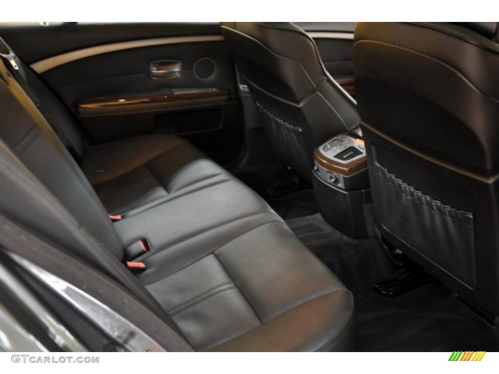 2004 7 Series 745i Sedan - Sterling Grey Metallic / Black/Black photo #14