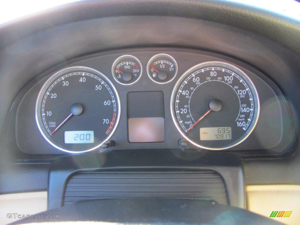 2004 Volkswagen Passat GLX 4Motion Wagon Gauges Photo #38871984