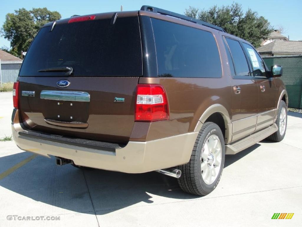 2011 Expedition EL XLT - Golden Bronze Metallic / Camel photo #3