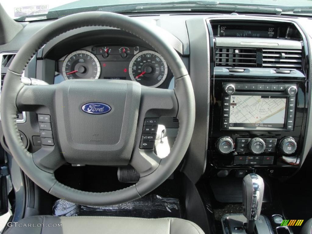 2011 Ford Escape Limited V6 Charcoal Black Dashboard Photo #38874836