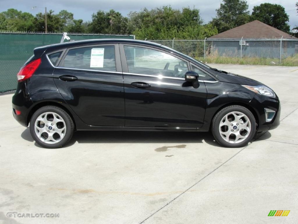 Tuxedo Black Metallic 2011 Ford Fiesta SES Hatchback Exterior Photo #38874928