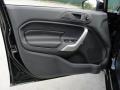 Charcoal Black Leather Door Panel Photo for 2011 Ford Fiesta #38875236