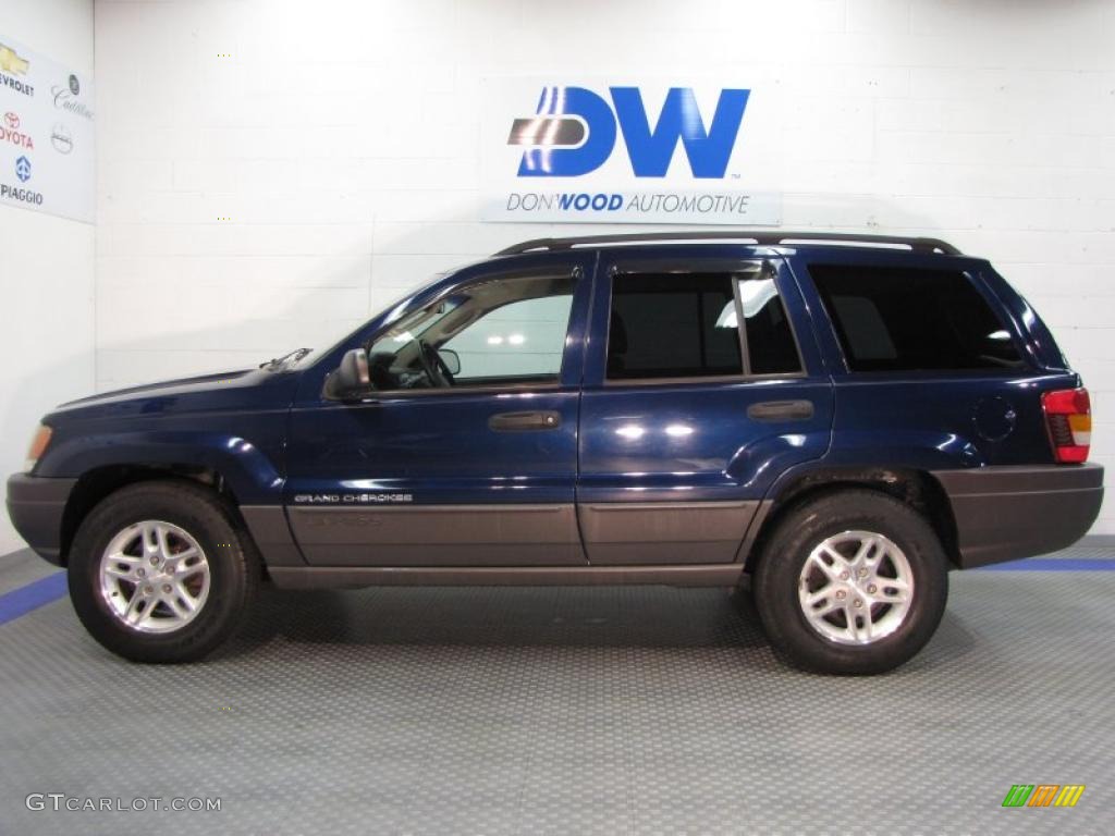 2002 Grand Cherokee Laredo 4x4 - Patriot Blue Pearlcoat / Dark Slate Gray photo #5