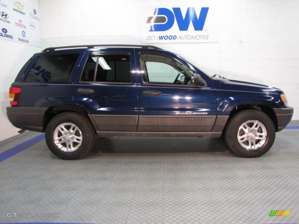 2002 Grand Cherokee Laredo 4x4 - Patriot Blue Pearlcoat / Dark Slate Gray photo #6